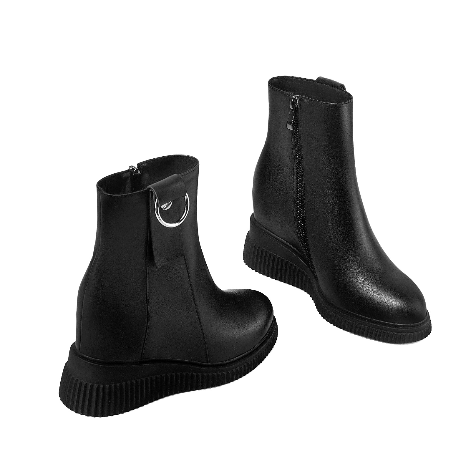 Higi-small-size-wedge-heeled-boots