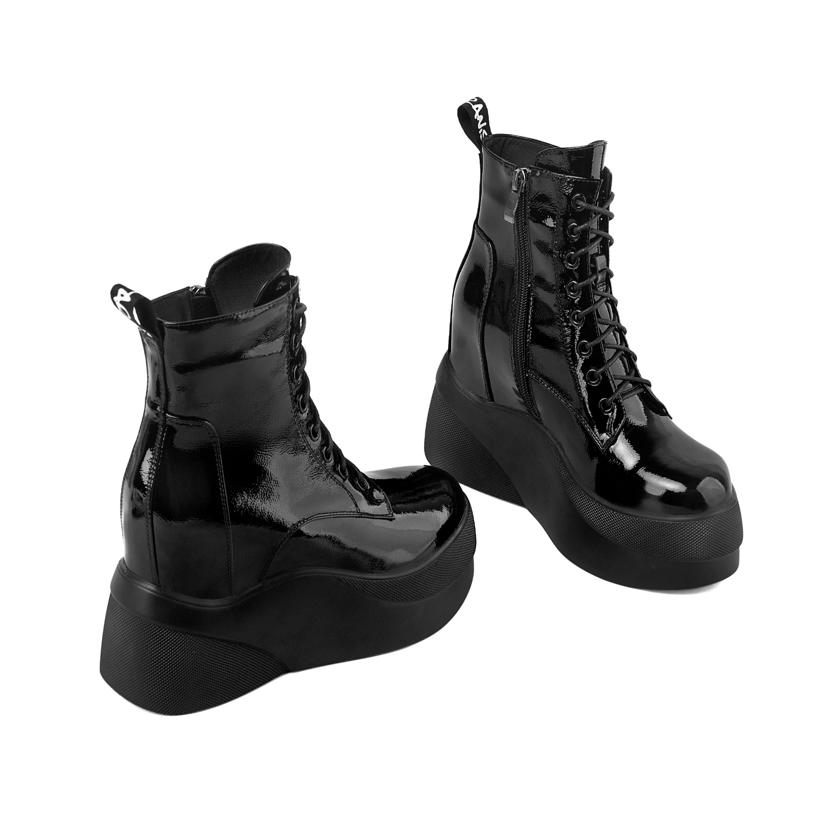 Hali-patent-wedge-boots-platform-chunky-small-feet-shoes