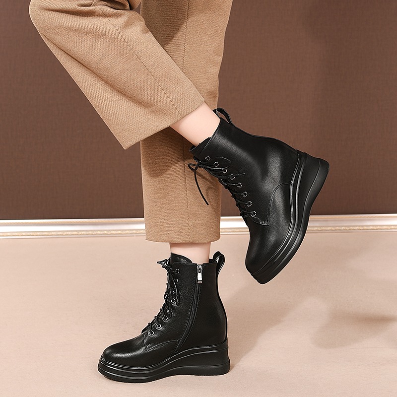 Hariy-size-uk1-uk2-womens-wedge-boots-small-feet-shoes